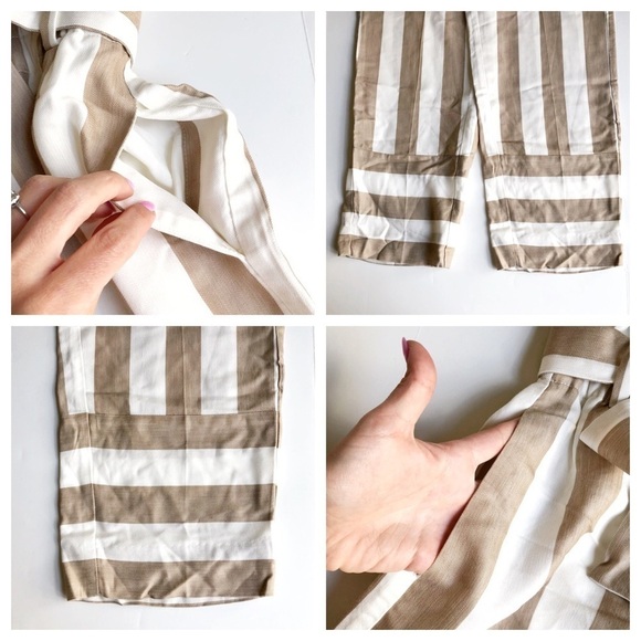 J. Crew Point Sur Stripe Paperbag Waist Pants - Picture 14 of 14